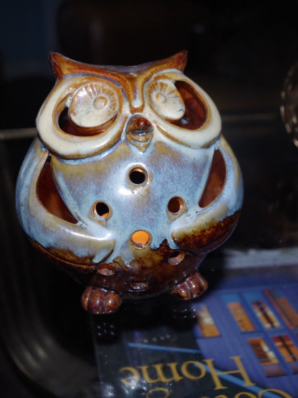Great Looking Owl Candle Holder